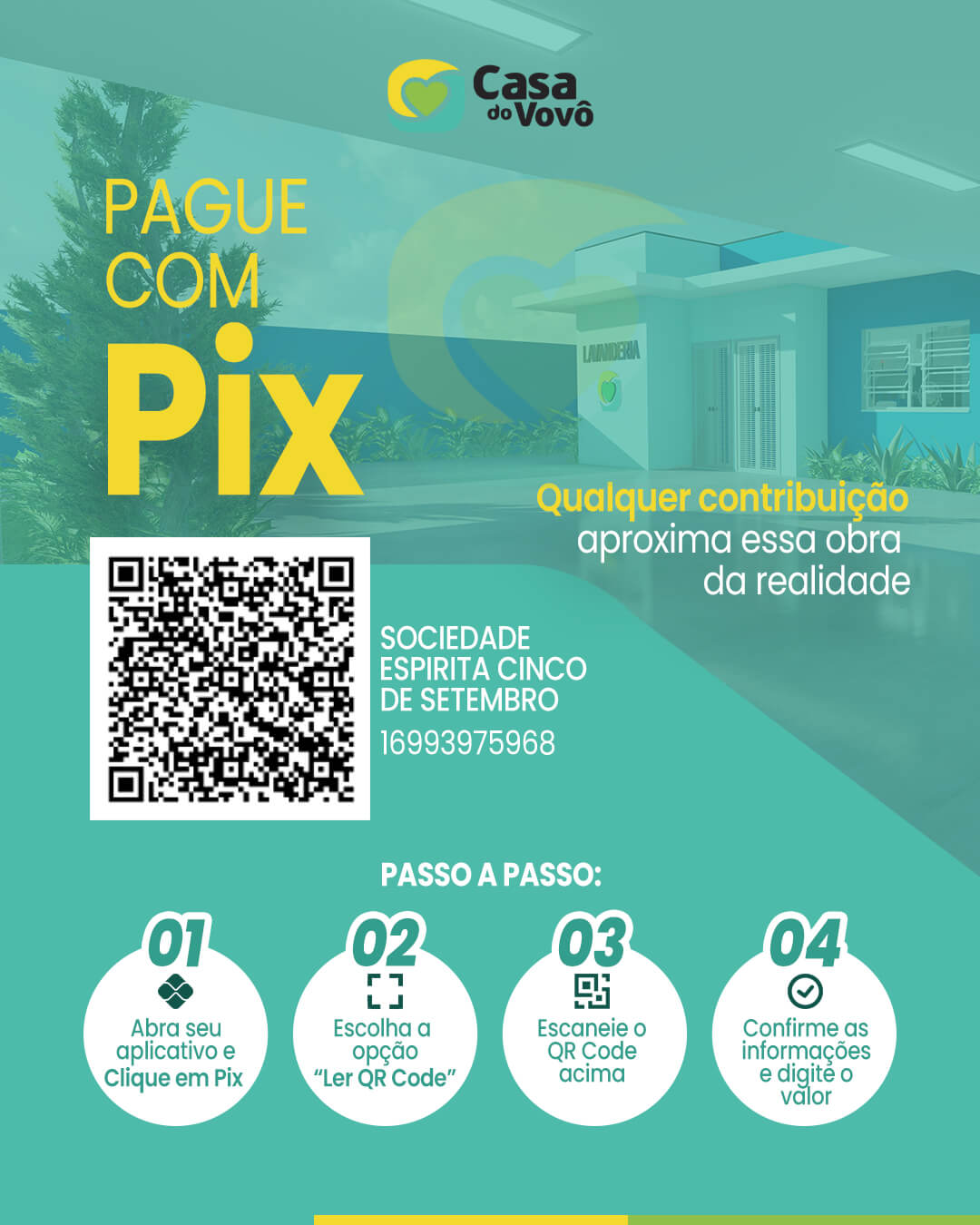 Máquinas industriais e roupas limpas organizadas na lavanderia